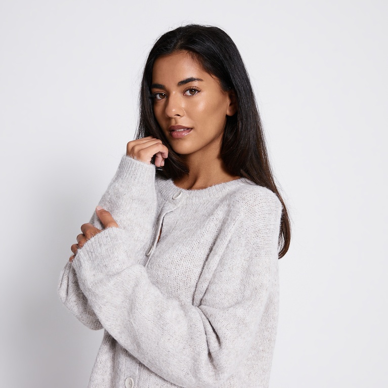 Knit cardigan "Alva" Light Beige